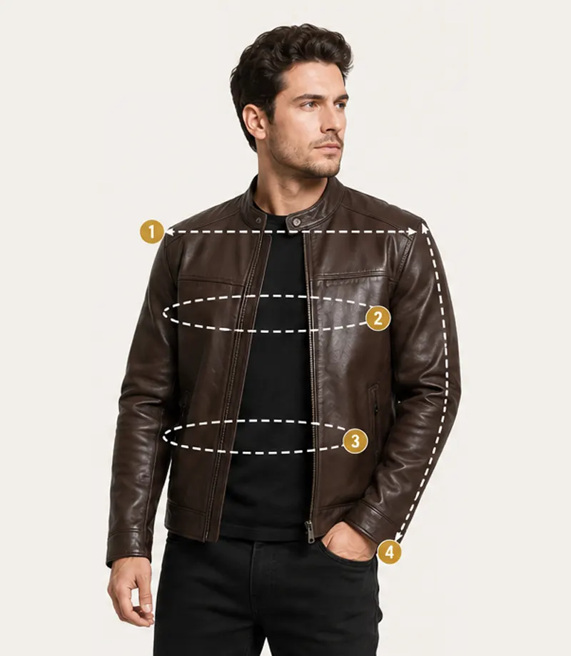 Men's size guide image