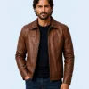 Men's Brown Maverick Genuine Leather Jacket